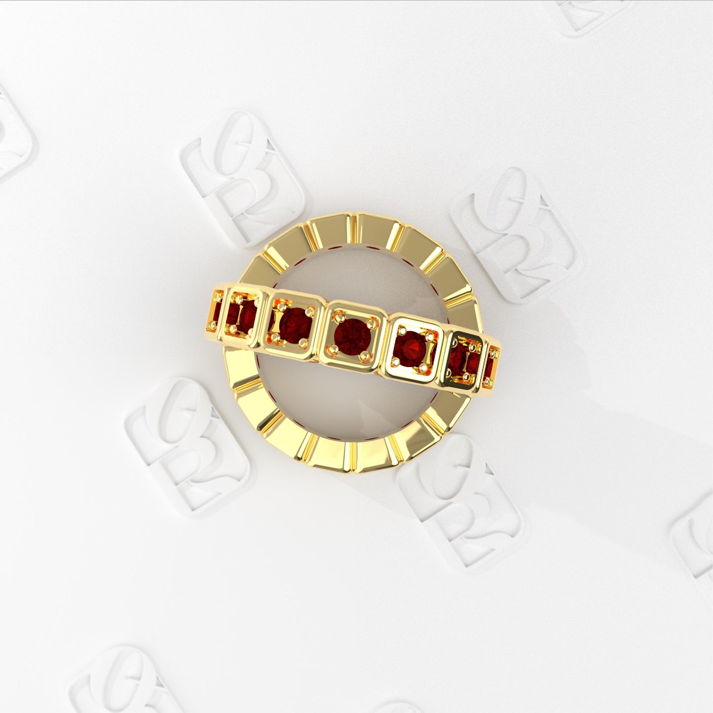 Red Garnet Ring