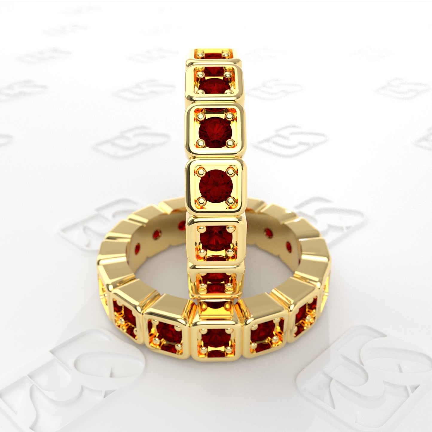 Red Garnet Ring