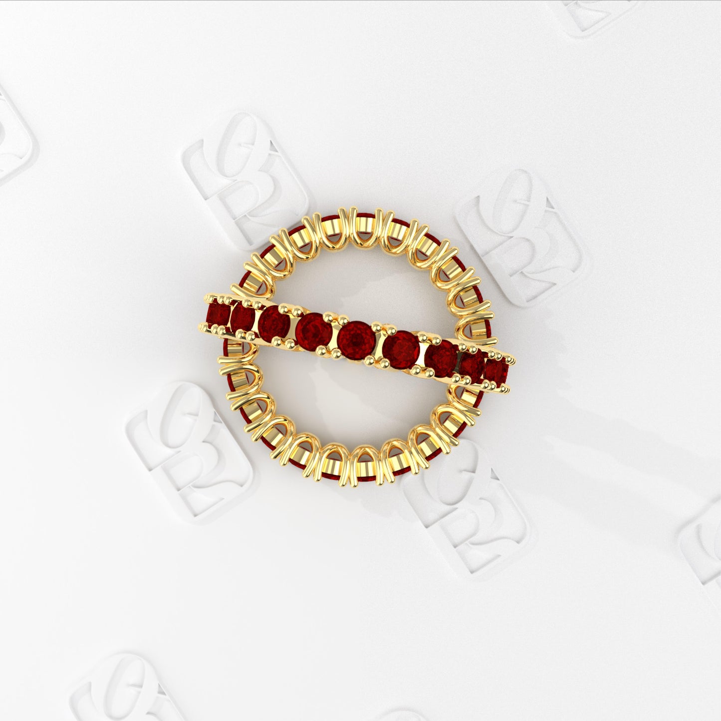 Red Garnet Essential Ring