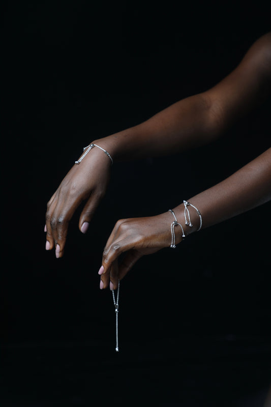 Silver Rope Bracelet