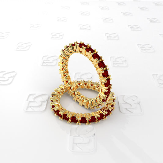 Red Garnet Essential Ring